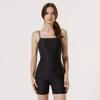 Beijigelleu Women'S X-Back Half-Body Indoor Swimsuit 4-Piece Set Bef-Z105