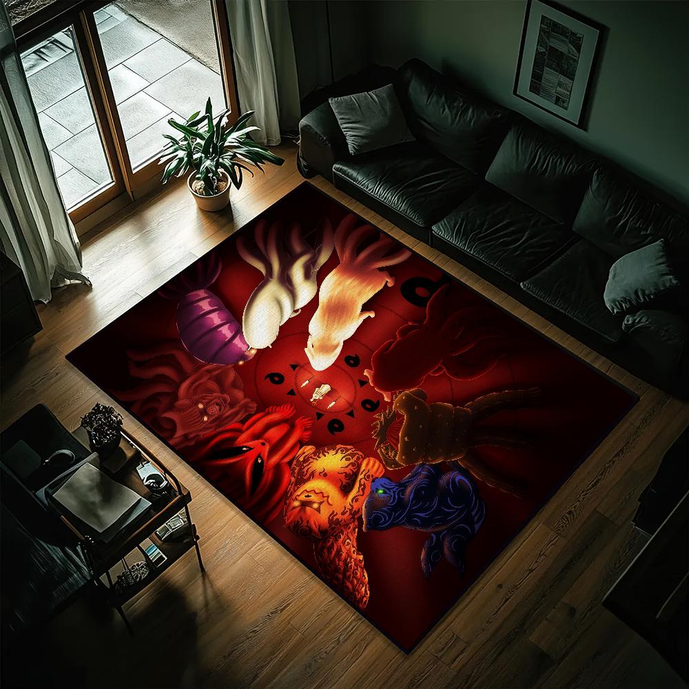 

Anime Narutos Fire Small Carpet Bedside Kitchen Bath Living Home House Bedroom Floor Mat Doormat Rug Decoration SJR40x60CM