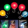 Dog Pendant Round Portable LED Pet Flashing Blinking Pendant for Night