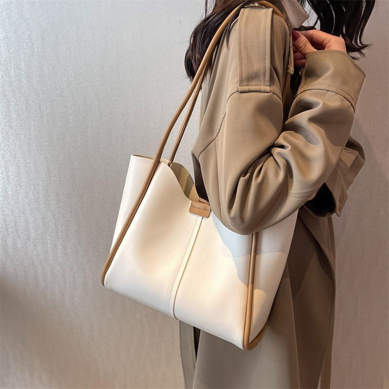 Tote bag women's large-capacity new simple and versatile single shoulder mother and child bag high-end summer commuter bag