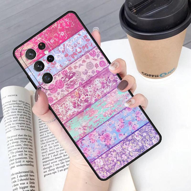 Boho Gypsy Bohemian Phone Case Cover For Samsung Galaxy S24 S25 Ultra S21 S22 Ultra S10E Note 10 Plus Note 20 FE S23