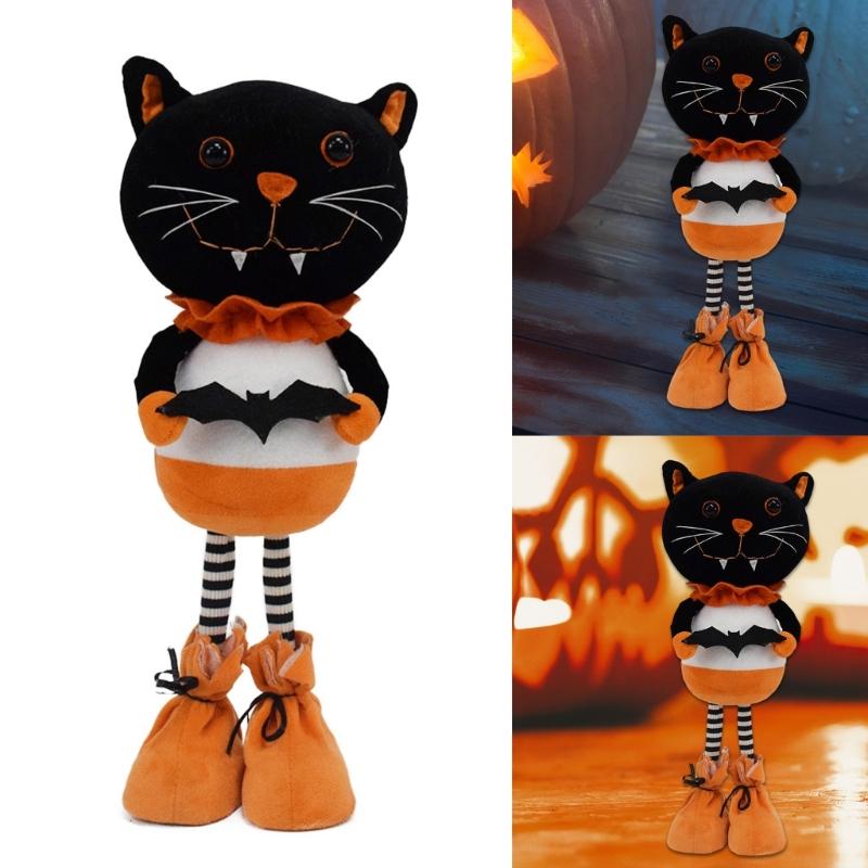 Halloween Horror Doll Sculpture for Indoor and Outdoor Polyester Desktop Decoration for Parties Terrifying Ornament