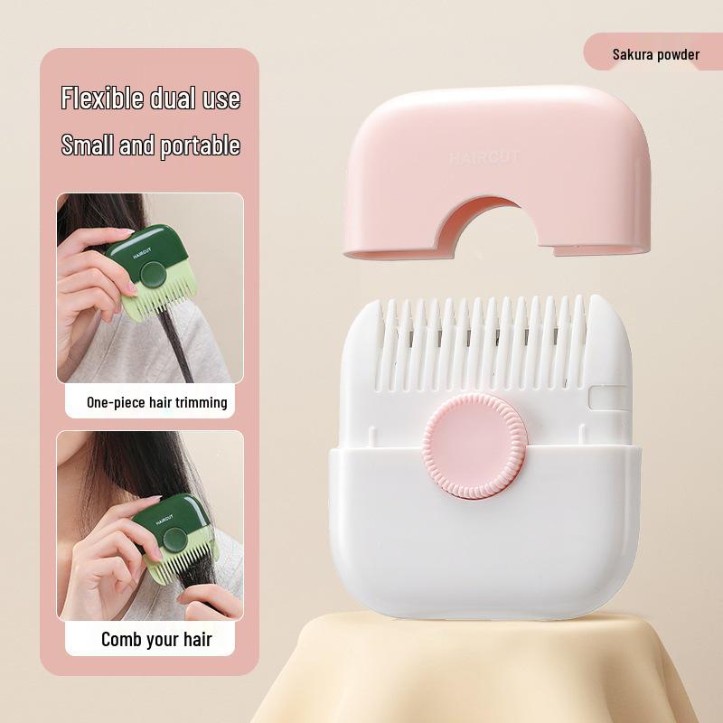 Multifunctional Hair Trimmer Comb for Girls - Split End, Thinning, and Haircut Tool