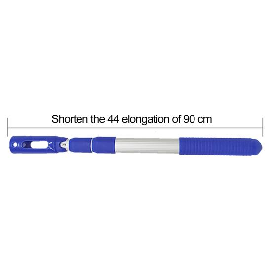 מוט מברשת לבריכה חיבורים מונעי החלקה חלקים סגסוגת אלומיניום ניקוי בריכה 3/4 חלקים מוט טלסקופי בריכת שחייה