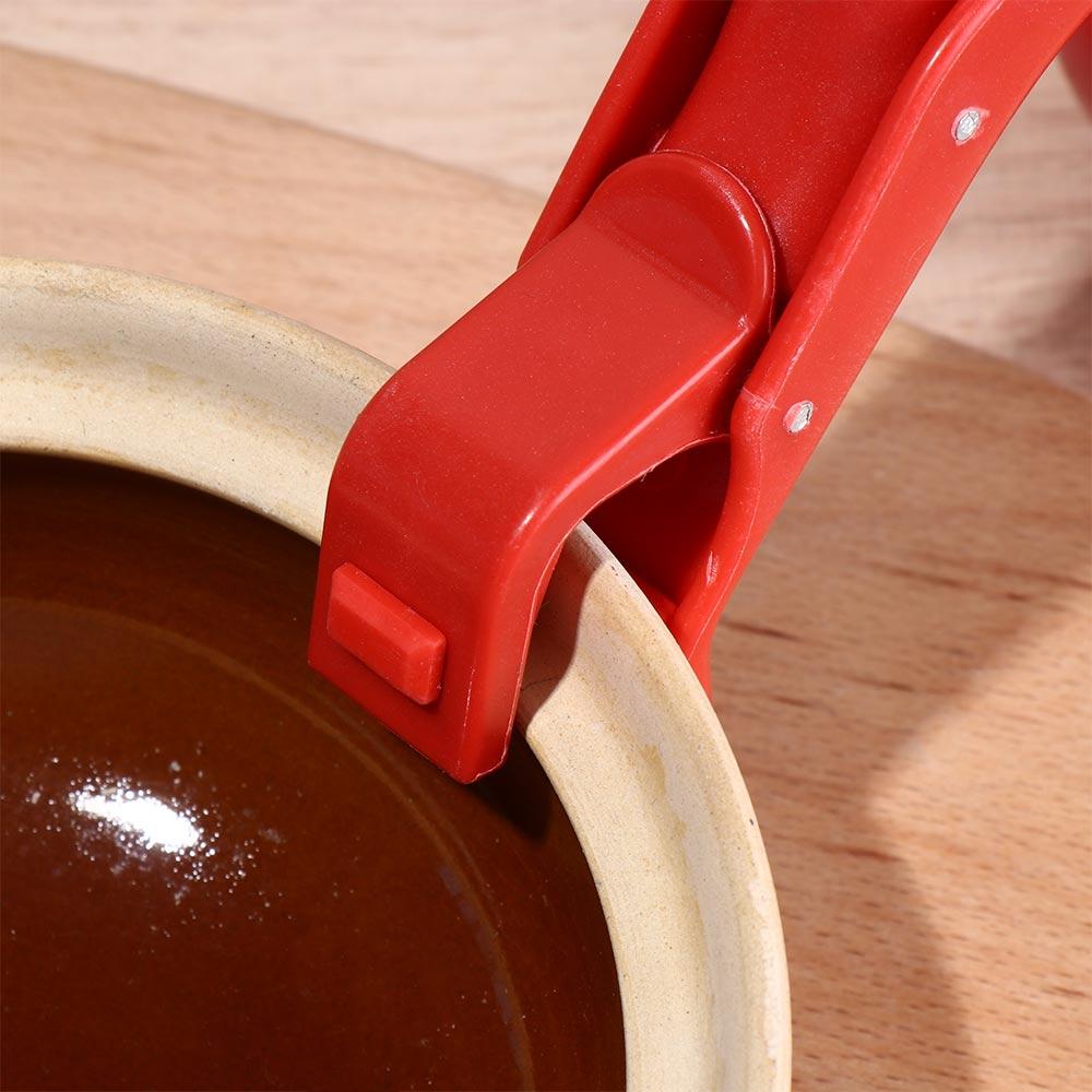 Silicone Dish Clip Non-slip Bowl Tongs Household Hot Bowl Gripper  Pan