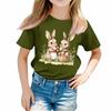 Kleinkind Mädchen Jungen T-Shirts Kinder Top Jungen und Mädchen Bedrucktes Kurzarm T-Shirt