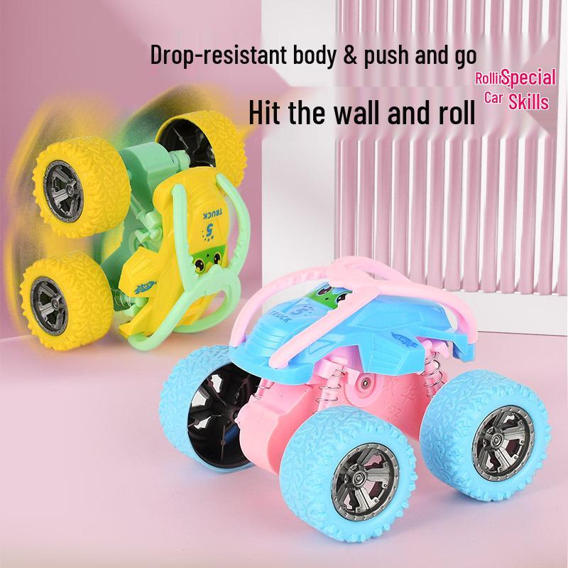 Inertial Stunt Off-Road Car for Kids - Four-Wheel Drive Toy Vehicle