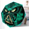 1pc Owl Symbol Automatic Opening/closing Umbrella with Auto Open/Close, Windproof, Foldable Sunshade Yy250811122