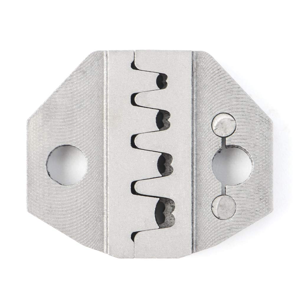 IWISS Precision Simultaneous Crimping Pliers, Ratchet Type, for Open Barrel Terminals, EDM Cut, Compatible with 0.25-1.5mm² Small and Medium Terminals