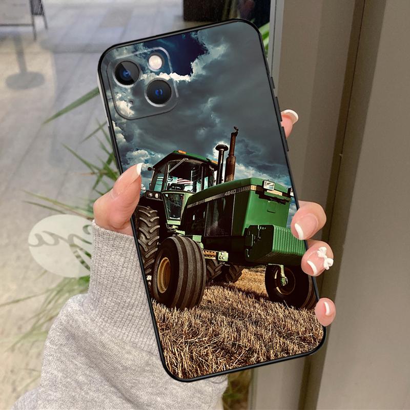 

Фермерский трактор Чехол для iPhone 17 Pro Max 15 14 13 12 11 16 Pro Max Plus 12 13 Mini 16e 17 Air Задняя крышка iPhone 17 Air