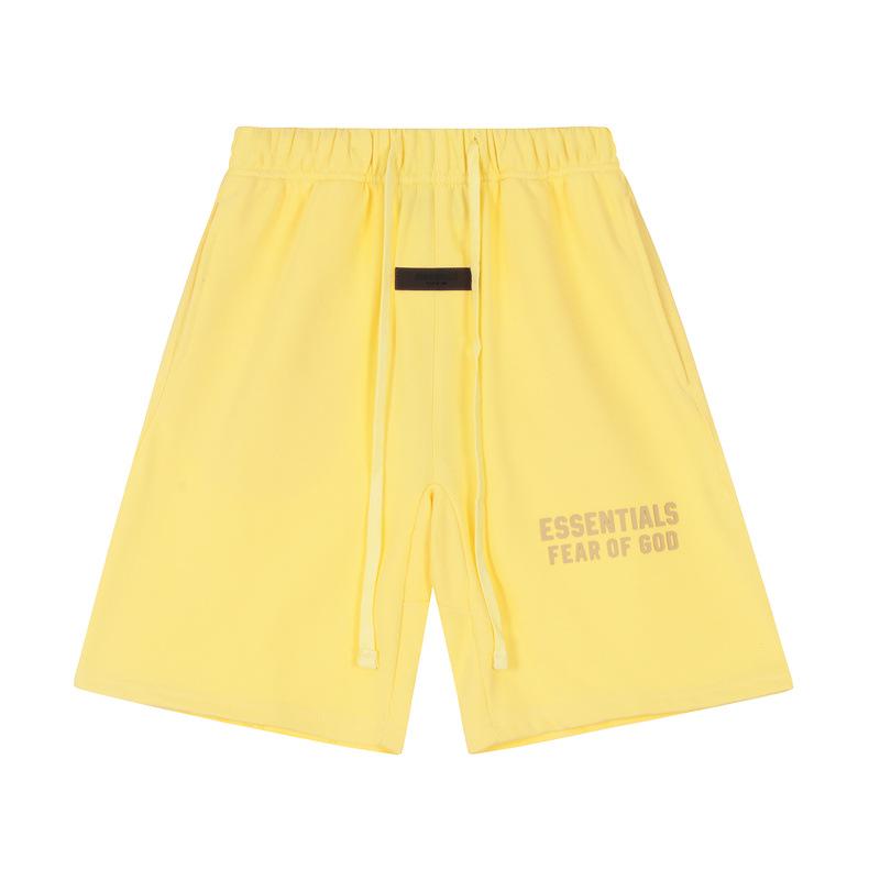 FOG ESSENTIALS Unisex Loose Silicone Print Casual Shorts