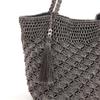 Cuco Metallic Knit Tote Bag 2513112001 Silver (906)