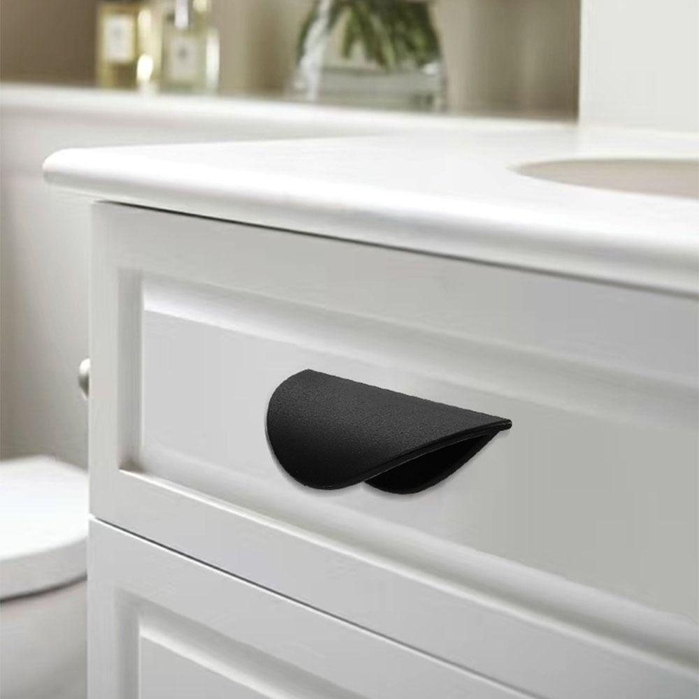 Without Punching Door Handle Semicircle Shape Drawer Handle Nordic Cabinet Knobs Pull  Kitchen