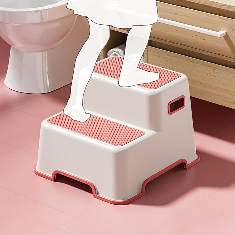 Marchepied pour lavabo pour enfants Bébé Se laver les mains Marchepied Se brosser les dents Se laver le visage Marchepied Tabouret de pied pour toilettes