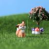 Funny Cartoon Animal Statue Waterproof Micro Landscape Ornaments Mini Animal Ornament  Courtyard