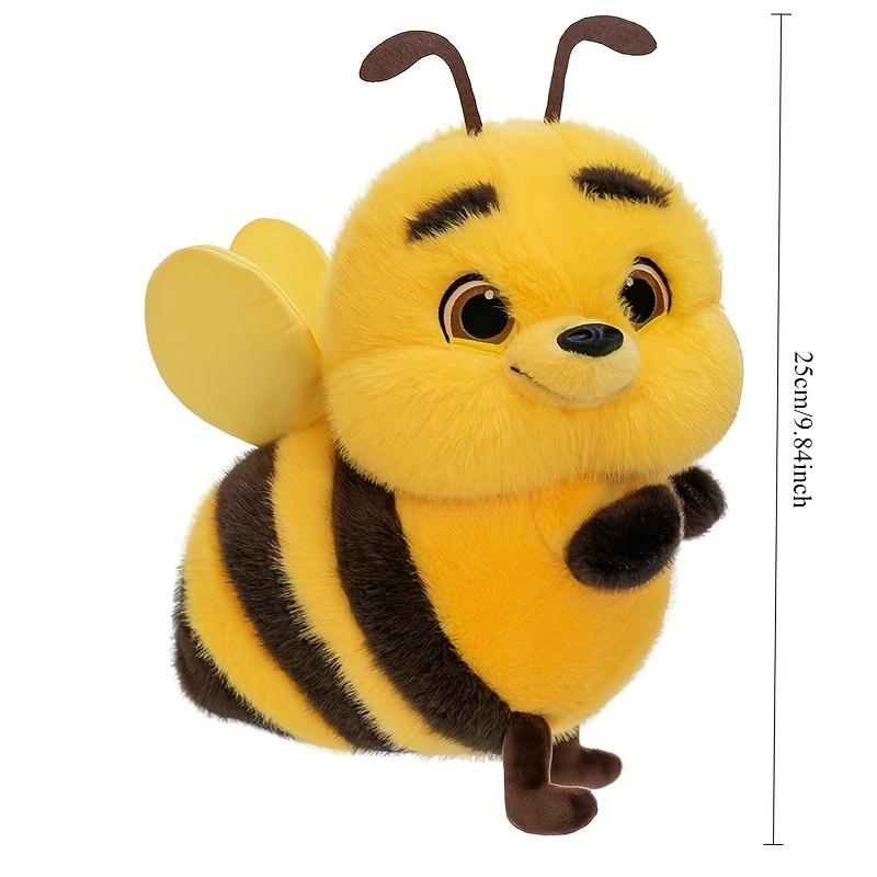 1 pz Adorabile Peluche Ape Cartone Animato Morbido Giallo Nero Animale di Peluche con Occhi Espressivi, Compleanni, Inaugurazioni di Case, Matrimoni, Halloween, Natale,