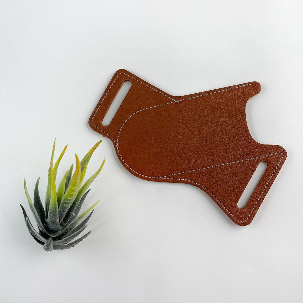 

Durable Folding Knife Sheath Pu Knife Holder Tools Pack Knife Sheath Camping хакі