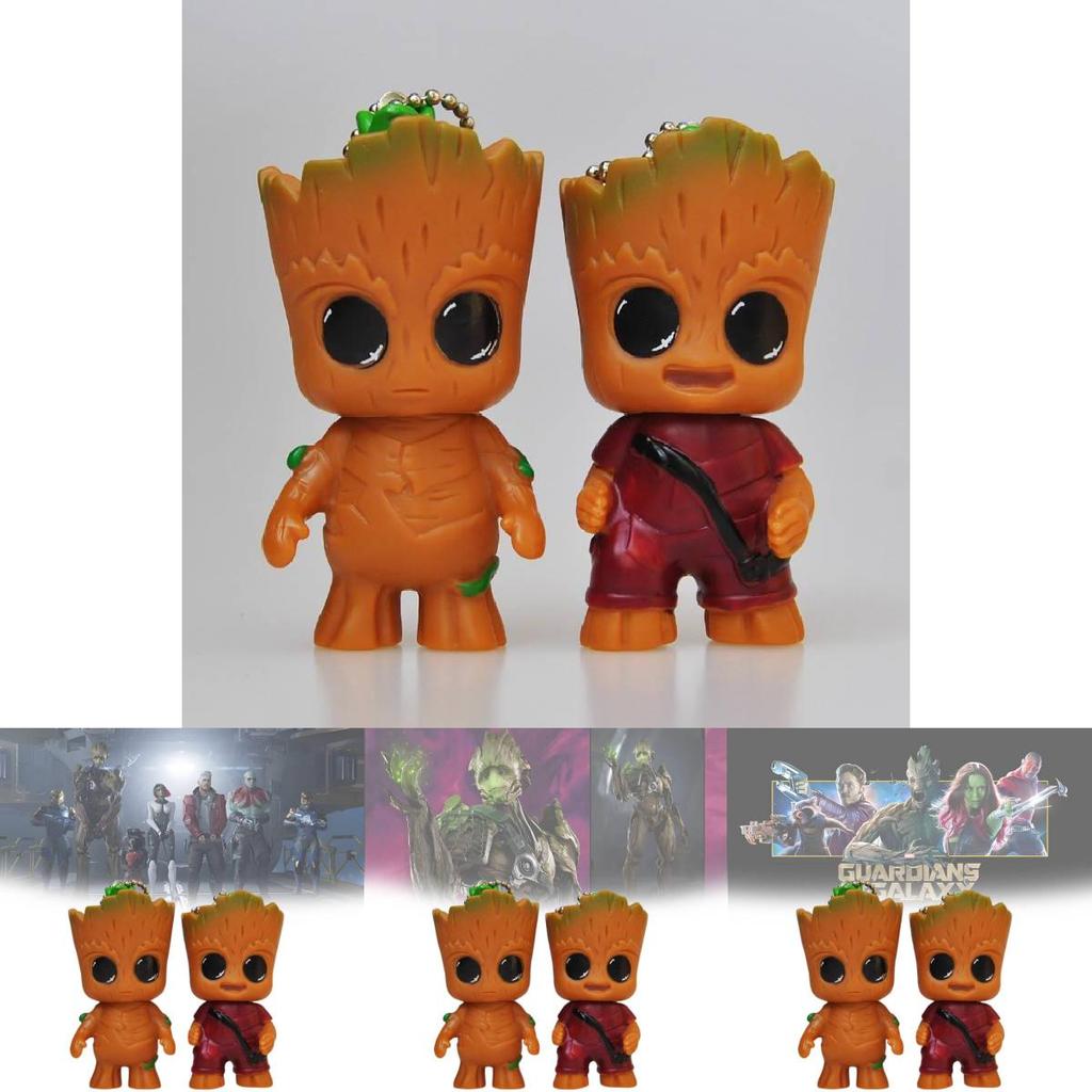 Adorable Groot Keychain Figure From Guardians Of The Galaxy Perfect For Collectors