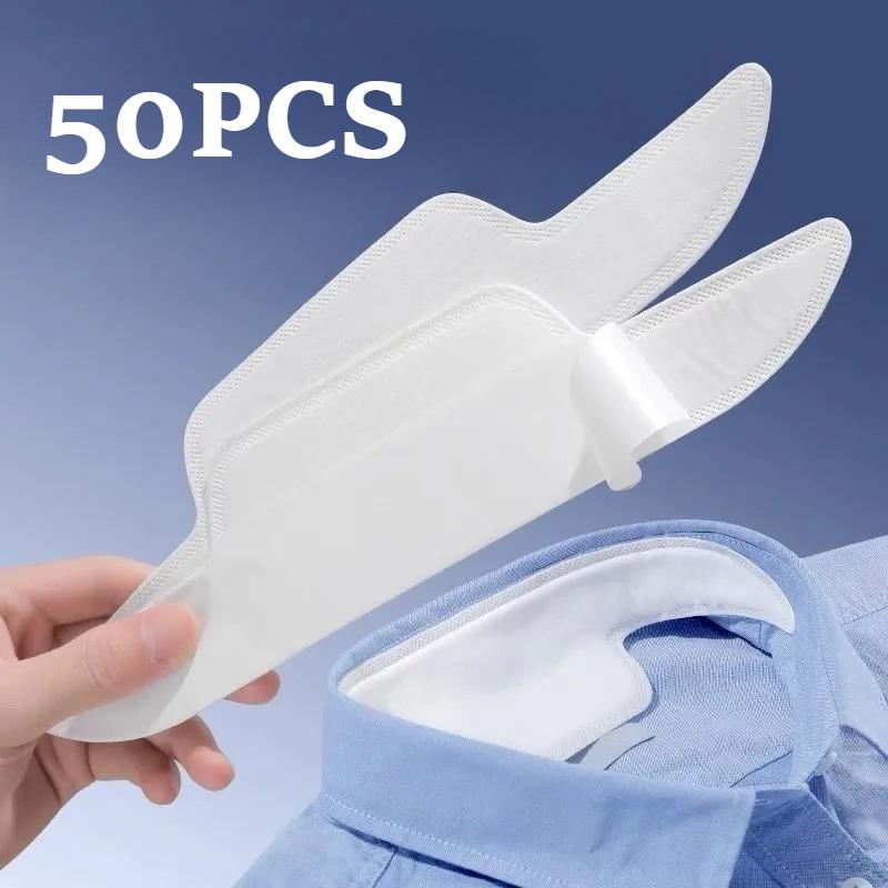 10-100pcs 2026 New Collar and Brim Disposable Anti Sweat Stickers Shirt and Down Jacket Collar Anti Dirt Stickers