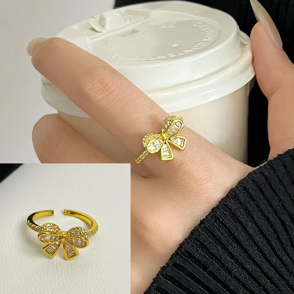 925 Silver Zircon Rings For Women Stars Frosting Design Trend Minimalism Jewelry Party Gift