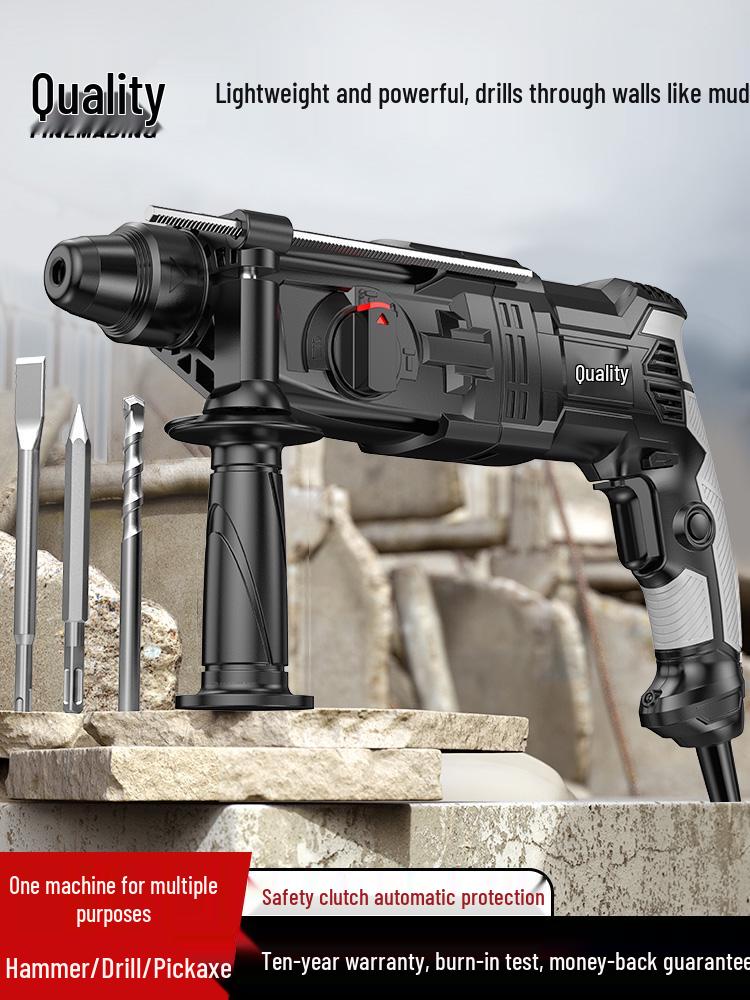 High-Power Multifunctional Electric Hammer & Drill for Concrete Walls