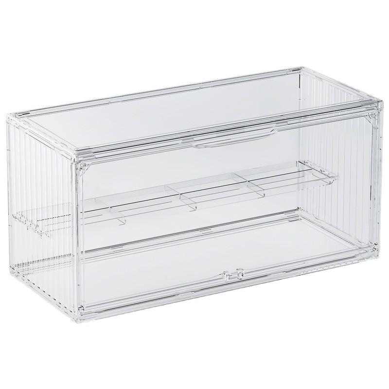 Acrylic Showcase for Collectible Figures and Blind Box Toys, Clear Display Stand for LEGO and Bubblegum Pop Mart