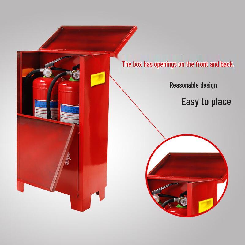 Thickened Outdoor Stainless Steel Fire Extinguisher Empty Cabinet