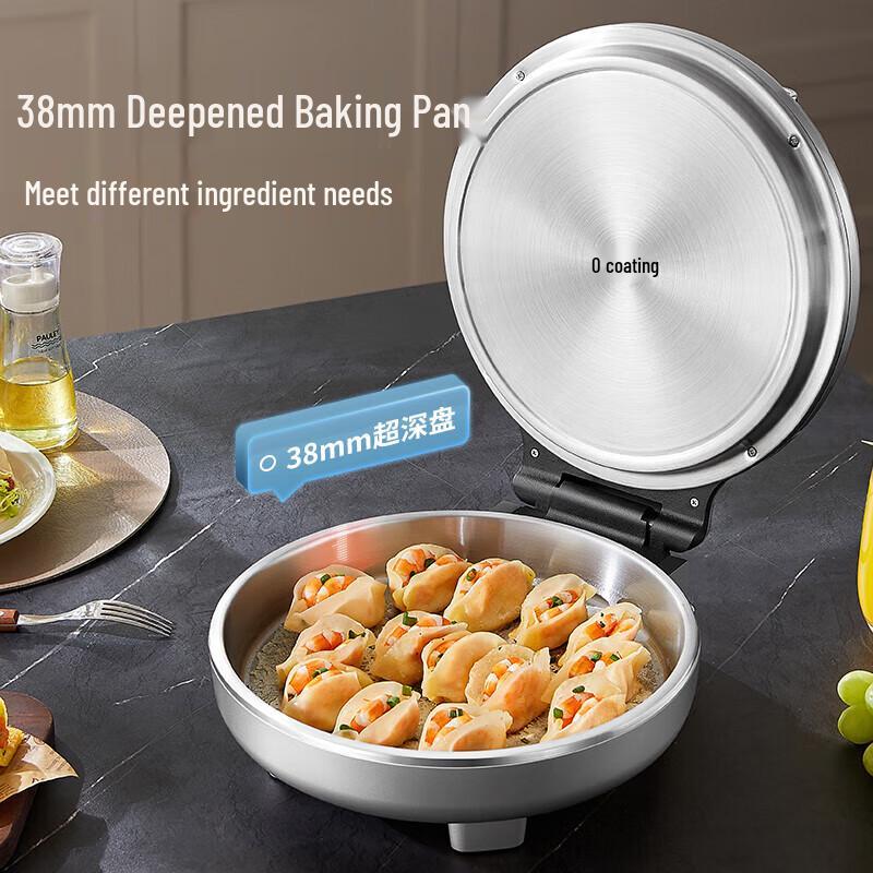 Liven Stainless Steel Electric Pancake Maker CN Plug (adapter Included)