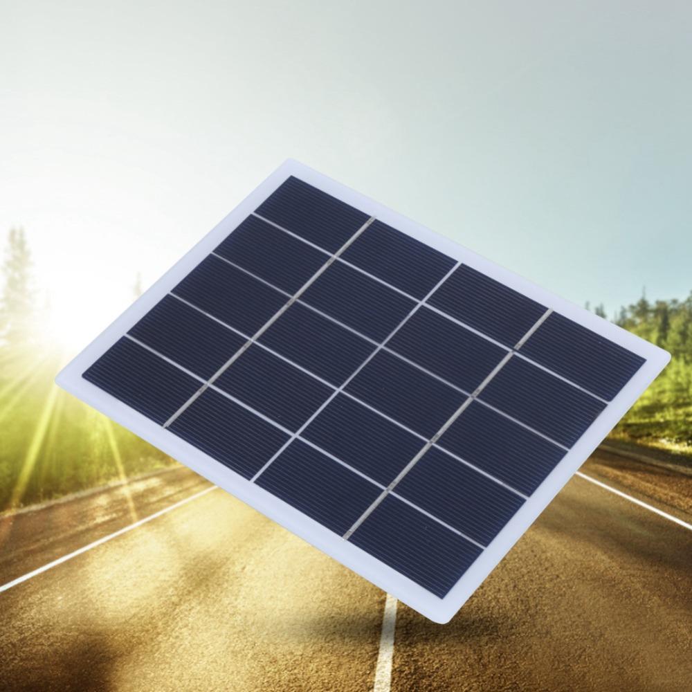 DC Output Polycrystalline Silicon Solar Panel Mini Portable Solar Panel  Home Garden Lamp