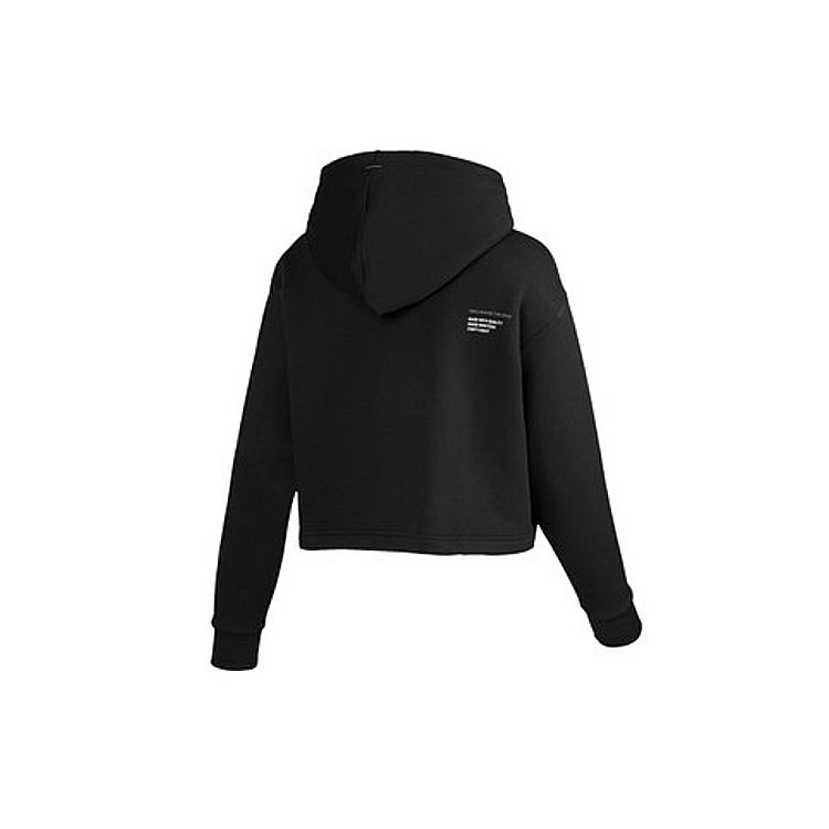 Puma Colorblock Logo Print Hoodie Women Hoodie Black 596742-01