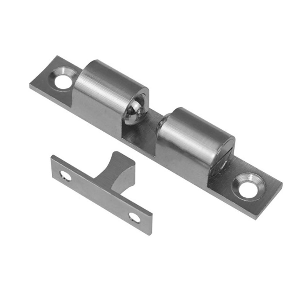 Adjustable Copper Double Ball- Spring Ball-Touching Buckle Furniture Latch- for Cabinet Bathroom Cupboards- Wardrobes