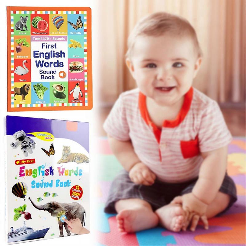English Learning Talkings Book for Kids, Educational Talkings Books for Kids To Learn, for Boys Girls 1 2 3 4+ Year