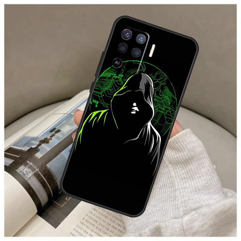 

Matrix Hacker Case For Oppo A17 A57 A77 A40 A78 A54 A74 A94 A76 A16 A96 A18 A60 A80 A38 A58 A98 A15 A5 Pro OPPO A78 4G