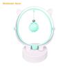 Cat Toy Interactive Toys with Swinging Ball Replaceable Plush / Leaking Balls Battery Operated Perpetual Swing Toys for Kitten