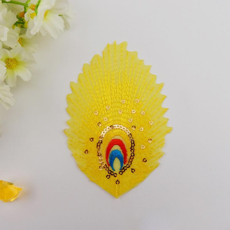 

1 шт. Аксессуары для одежды Павлина Аксессуары для одежды Украшение для сценического костюма Общий полиэстер Яркий жёлтый