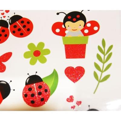 Temporary Tattoos - Ladybugs - Glitter