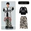 Abbigliamento Hip Hop alla Moda per Bambini: Street Dance, Jazz, Abbigliamento da Performance Cool per Ragazzi e Ragazze