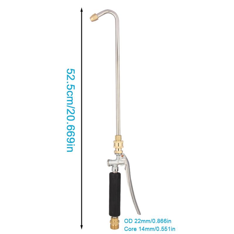 M22-14 Pressure Washer Gun - Multi-Purpose Nozzle with 1/4'' Quick Connect Extension Wand for Multi Scene Cleaning