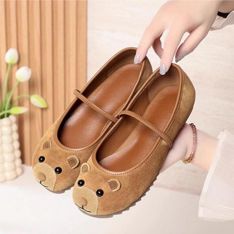 

Модные летние и осенние новые замшевые туфли с круглым носком и мелким вырезом, одинарные, нескользящая мягкая подошва, мягкий боковой ремешок, нескользящие балетки 41