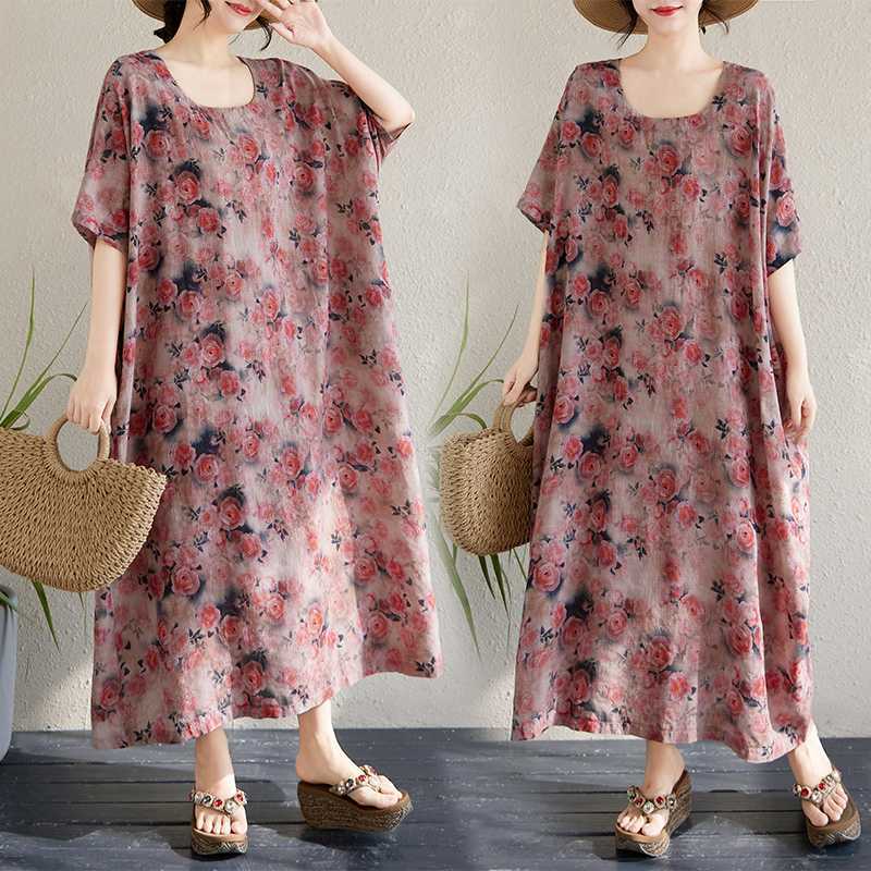 

Summer Long Robe Dress one size