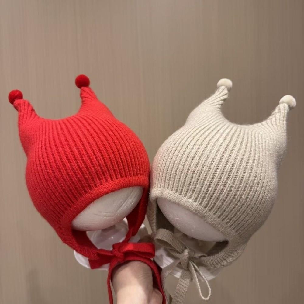 Ear Protection Baby Knitted Hat Windproof Infant Beanie Cap New Winter Baby Hat