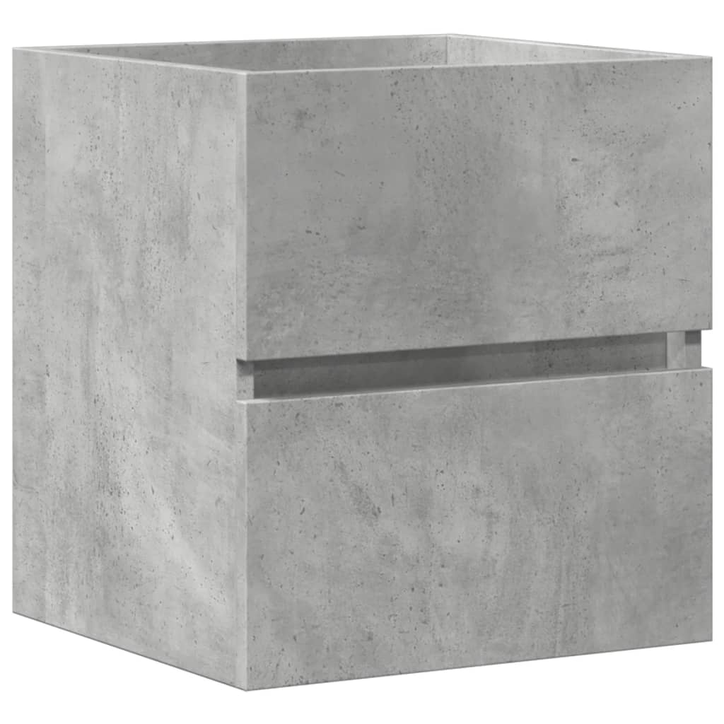Bathroom Vanity Unit Concrete Grey 41 x 38.5 x 45 cm Particleboard