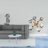 Nordic Abstract Knight Resin Figurine Modern Art Sculpture Ornament for Desk Office Table Cabinet