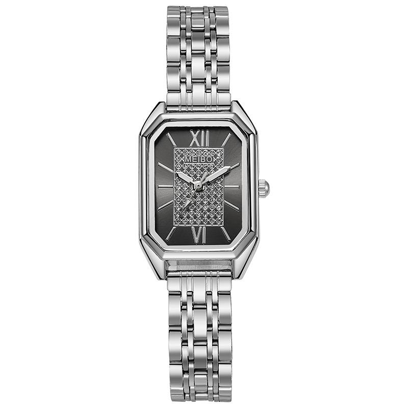 Meibo Square Retro Women'S Watch Steel Belt Women'S Watch