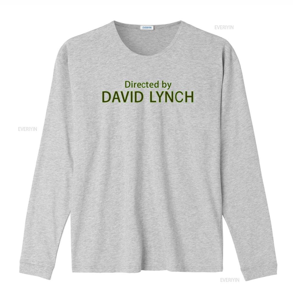 T-shirt vintage lavata da uomo, leggenda del cinema surrealista diretto da David Lynch, moda elasticizzata, elegante, leggermente casual