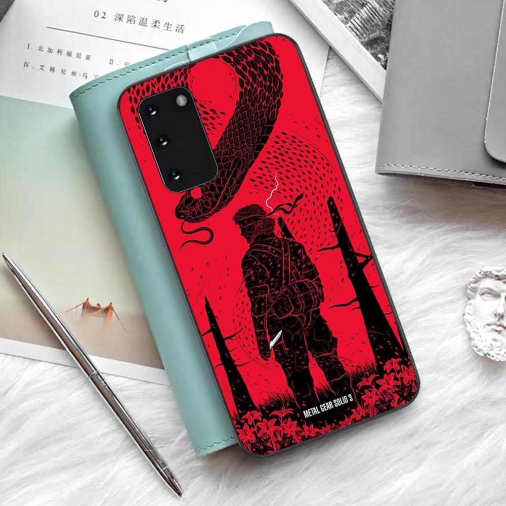 M-Metal Gear S-Solid Game Phone Case Silicone PC+TPU For Samsung S10 20 30 22 23 24 Plus Lite Ultra Cover