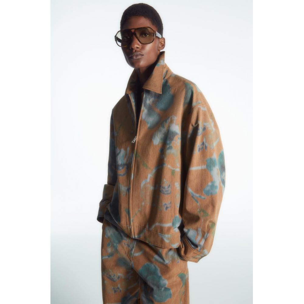 

Блузон COS Japan с цветочным принтом