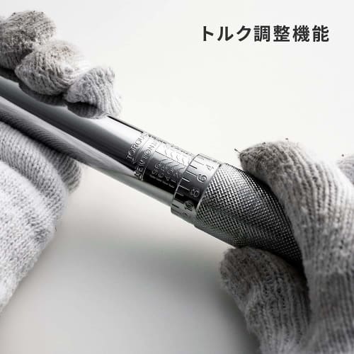 Torque Wrench Set with 3 12.7mm (1/2") Drive Sockets (17/19/21mm Adapters), 12.7mm to 9.5mm Conversion Adapter + Extension, Case Included, 28-210Nm Ca