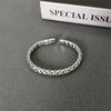 Titanium Steel Twist Woven Cross Bracelet Fashion Light Luxury Personalized Bracelet Cold Wind High-end Design Jewelry
