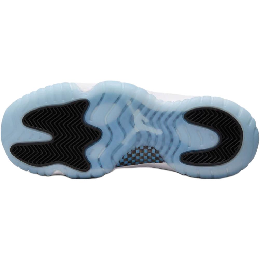 New Jordan Air Jordan 11 Anti Kick Cushioning High Top Children's Basketball Shoes White Teenagers 378038-104